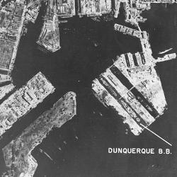 Emplacement du Dunkerque sabordé dans le port de Toulon - WWII