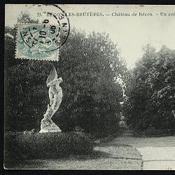 Bécon-lès-Bruyères - Le Château de Bécon - Un coin du Parc à Courbevoie