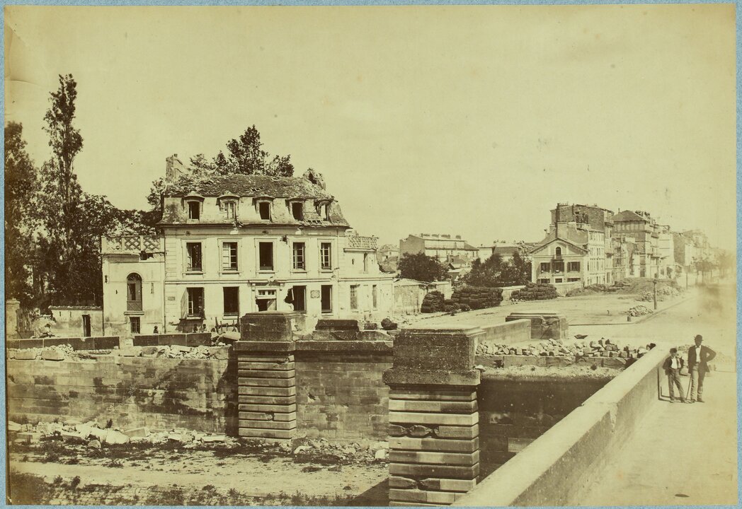 Pont de Neuilly - Disdéri, André-Adolphe-Eugène - Vers 1871 - Paris