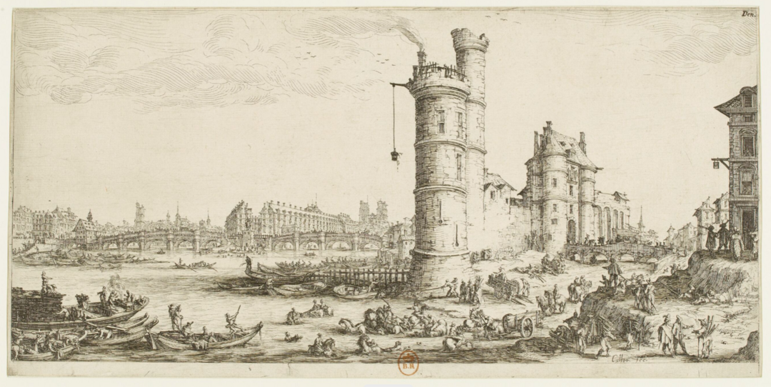 Vue du Pont Neuf Callot, Jacques (1592-1635)