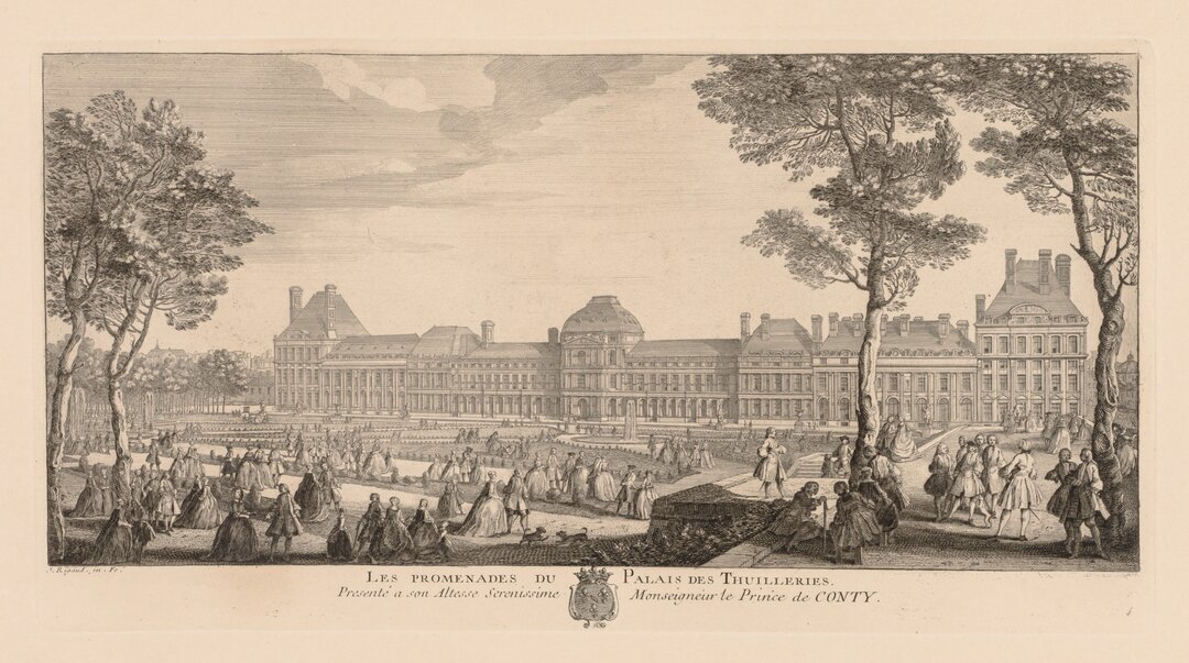 Les promenades du palais des Tuilerie
