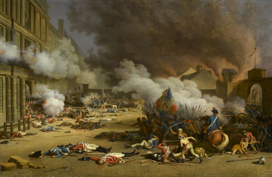 La prise des Tuileries le 10 août 1792 