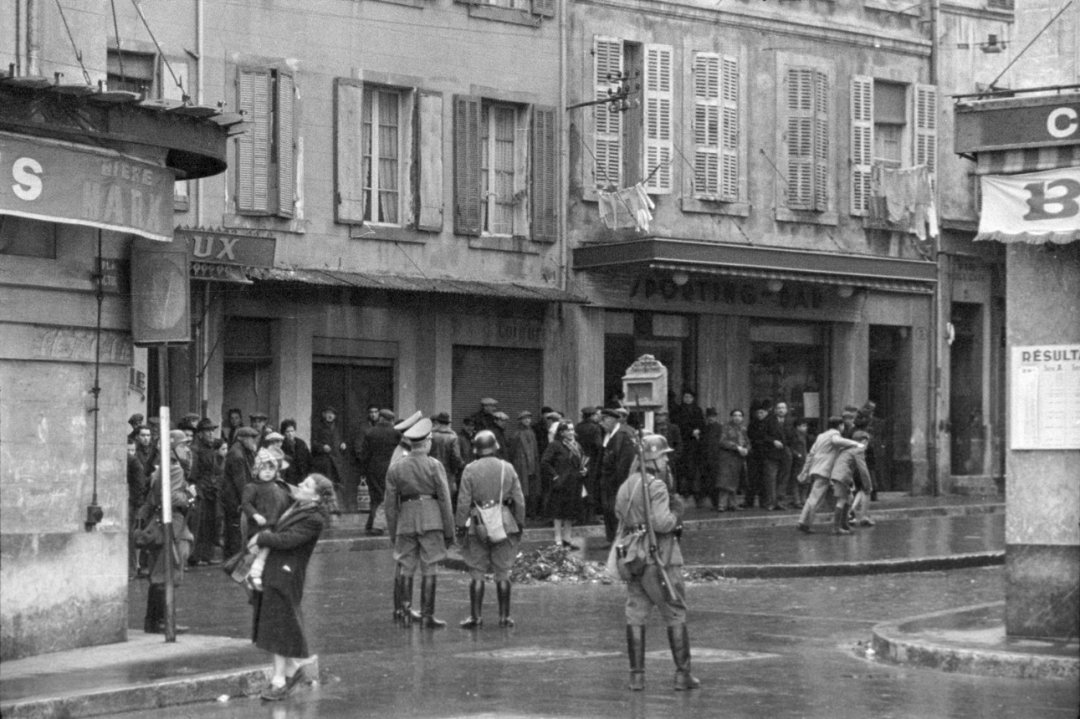 Rue de la Loge rue Bonneterie 1943 Januar