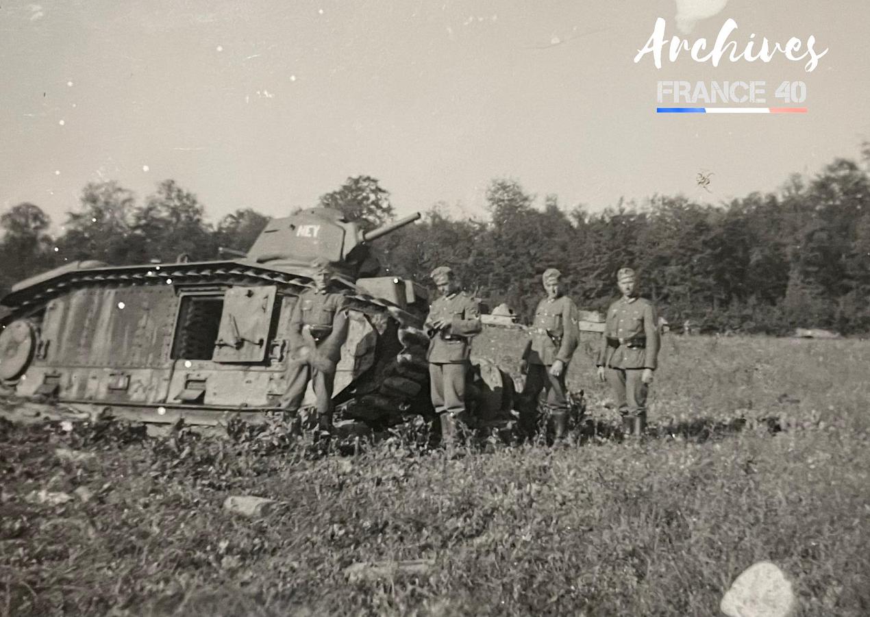 Char B1 BIS NEY Bois de Villers Abbeville 1940