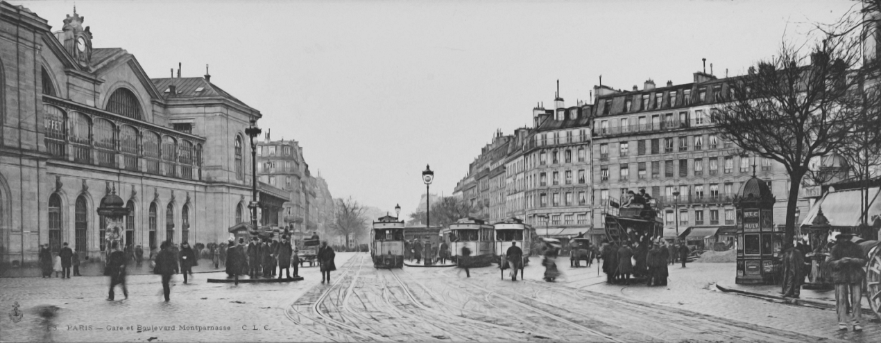 France panoramique, Paris 68, Gare et boulevard Montparnasse