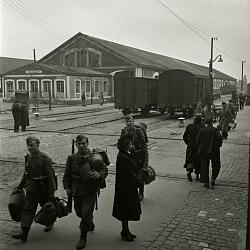 Soldats allemands en gare d'Arenc ? November 1942 Marseille