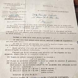 Proposition d'indemnisation du Service des dommages de guerre pour (…)