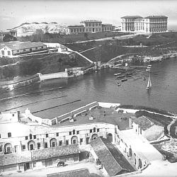 Palais Pharo vue du fort Ganteaume 1914