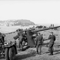 Südfrankreich, Flak-Stellung an Küste Bild 101I-258-1324-13