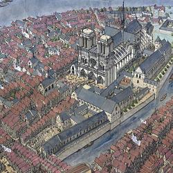 Paris, Notre-Dame sur l'île de la Cité