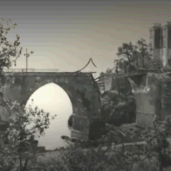 Pont sur La Rague août 1944