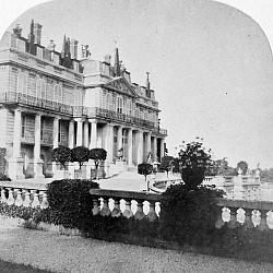 Château de Saint-Cloud aile droite vue de la terrasse à l'ouest du (…)