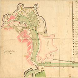 Plan de partie de la Ville, Citadelle, Arsenal de marine et du nouveau canal (…)