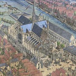 Paris, Notre-Dame en chantier