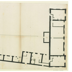 Plan d'un commun placé à l'Est du château de Madrid à (…)