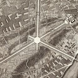 Rond-Point de Chantecoq - extrait du plan ROUSSEL