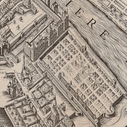 Les Tuileries en 1609 - Plan de Vassalieu