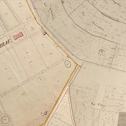 Extrait Cadastre napoléonien Hauts-de-Seine Dalle : 1640_8186