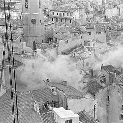 Destruction de la rue Bompart Februar 1943