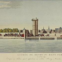 Henri de Navarre rentre dans Paris par la porte neuve le 22 mars 1594