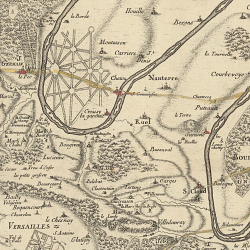 Saint-Germain-en-Laye à Paris Cartes particluieres 1674 Gallica
