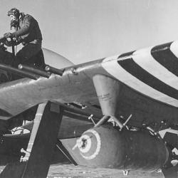 Lt. George Gauthier flying P-47 Thunderbolt WWII