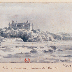 Bois de Boulogne. Château de Madrid