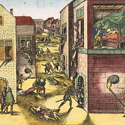 Assassinat de Coligny et massacre de la Saint-Barthélemy (1572). Département (…)