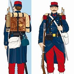 Le soldat d'infanterie en 1870 - André Jouineau