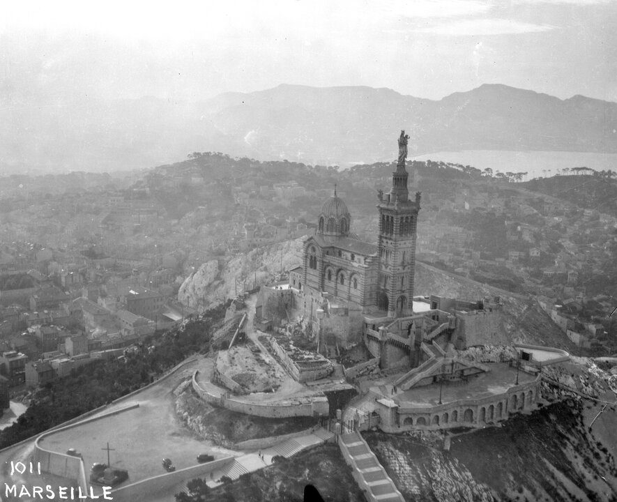 Notre-Dame de La Garde Marseille IGN novembre 1949