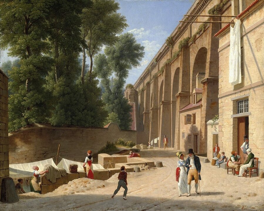 Depuis la Faisanderie Arcueil par Eckersberg (1783-1853)