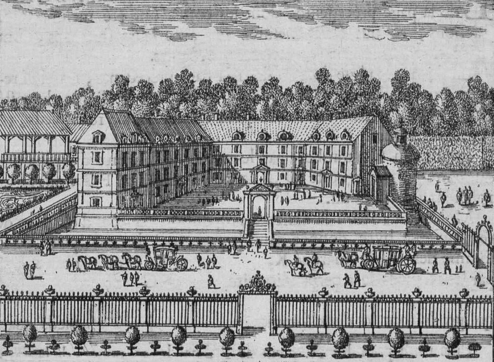 Le Château de Ruel du costé de la grille