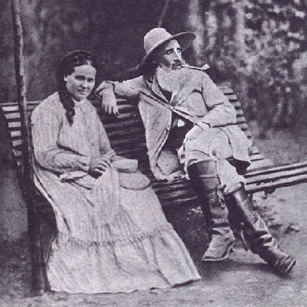 Camille Pissarro et sa femme Julie Vellay à Pontoise en 187721.