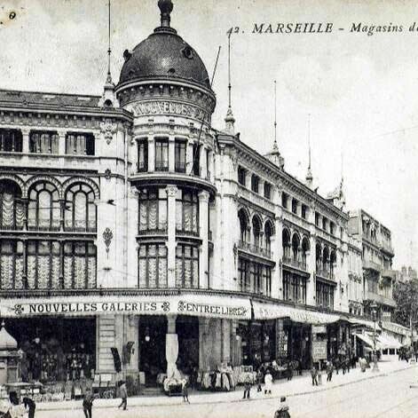 Ancien bâtiment des Nouvelles Galeries à Marseille
