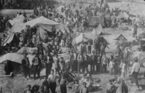 Camps de réfugiés arméniens en Syrie (1909).