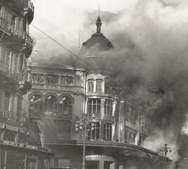 Incendie des Nouvelles Galeries à Marseille 1938