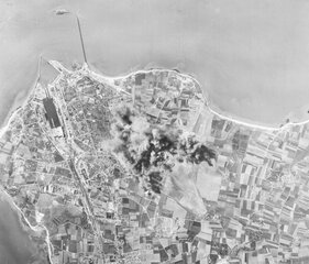 Bombs Dropped By Planes Of The 305Th Bombardment Group, 8Th Air Force On 27 March 1944, Burst On Installations At La Rochelle