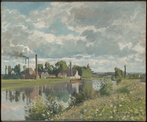 The River Oise near Pontoise 1873