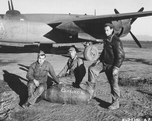A 12th AAF Martin B-26 Marauder group recently drop their 8 000 000th lb of bombs
