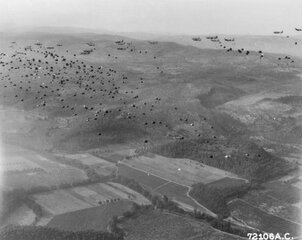 Paratroop Invasion Of Southern France At H-4, D-Day, 15 August 1944