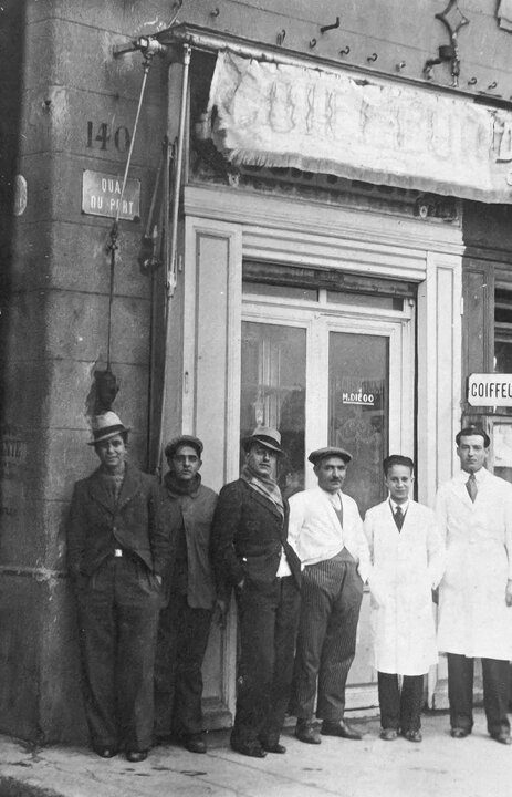 Le salon de coiffure du Diego Mignemi au 140 quai du port