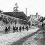 Oulchy-le-Château - 15 juillet 1918 - La grand' rue . Au fond, la (…)