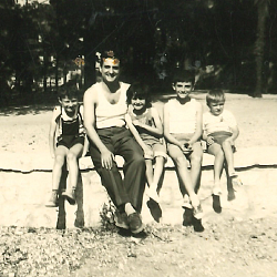 PAUL Luongo et ses enfants : JEAN PIERRE CLAUDE NICOLE
