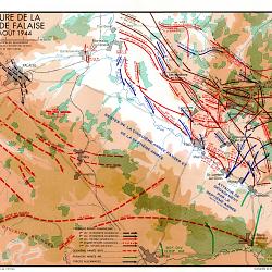 Fermeture de la brèche de falaise 17 au 21 août 1944